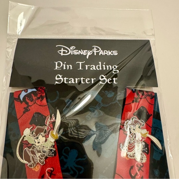 NWT. Disney 4 pin set plus lanyard. Pirates of the Caribbean theme - Picture 2 of 13